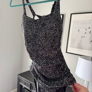 Athleta square neck one piece bathing suit